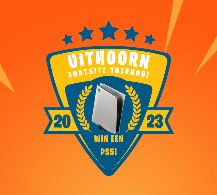 Logo van het online Fortnite toernooi voor gemeente Uithoorn